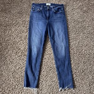 AGOLDE Los Angeles Premium Sophie High Rise Skinny Crop Jeans Size 28